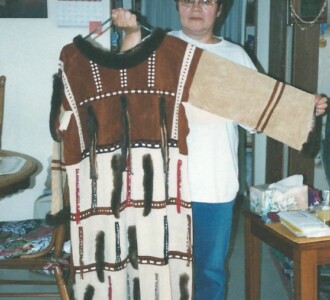 Aleut Regalia made by Sally Swetzof