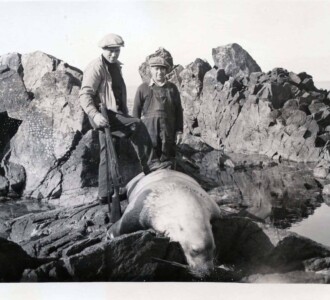 G. Nielsen and G. Kochuten, Sanak Island in 1943 or 1944